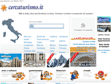 Tablet Screenshot of cercaturismo.it